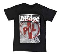 Public Image Ltd Poster Band Logo T-Shirt in Black | Size: Small Public Image Ltd Black S