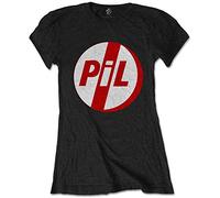 Public Image Ltd T-Shirt PIL Band Logo Nue Official Women's Skinny Fit Black