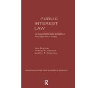 Public Interest Law : An Annotated Bibliography & Research Guide