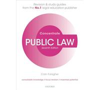Public Law Concentrate: Law Revision and Study Guide