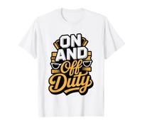 Public Librarian Reads Books Off Duty Always Reading T-Shirt