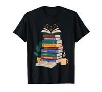 Public Librarian Reference Desk Vintage Illustration Card T-Shirt