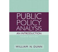 Public Policy Analysis: An Introduction