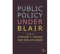 Public Policy under Blair