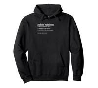 Public Relations Dictionary Funny Marketing Pullover Hoodie