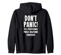 Public Relations Strategist Zip Hoodie