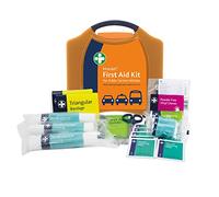 Public Service Vehicle First Aid Kit - PSV - in Large Orange Compact Aura Box - Wall Mountable Bracket