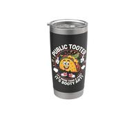 Public Tooter. Funny Stainless Steel Insulated Tumbler