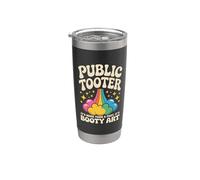 Public Tooter. Funny Stainless Steel Insulated Tumbler