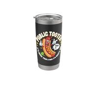 Public Tooter. Funny Stainless Steel Insulated Tumbler