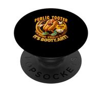 Public Tooter It's More Than A Fart Booty Art Humor Meme PopSockets Adhesive PopGrip