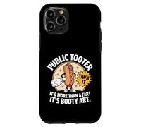 Public Tooter It's More Than A Fart Humor Hotdog Meme Case for iPhone 11 Pro