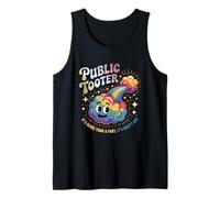 Public Tooter Its More Than A Fart It's Booty Art Meme Adult Tank Top