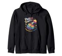 Public Tooter Its More Than A Fart It's Booty Art Meme Adult Zip Hoodie