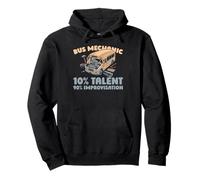 Public Transport - Engine Fleet Maintenance Bus Mechanic Pullover Hoodie