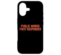Public Works First Responder Pride Support City Worker Crew Case for iPhone 17