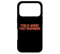 Public Works First Responder Pride Support City Worker Crew Case for iPhone 17 Pro