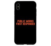 Public Works First Responder Pride Support City Worker Crew Case for iPhone XS Max
