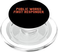 Public Works First Responder Pride Support City Worker Crew PopSockets PopGrip for MagSafe