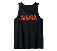 Public Works First Responder Pride Support City Worker Crew Tank Top