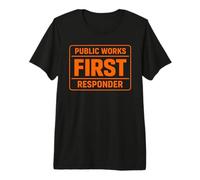Public Works First Responder Support City Union Worker Crew Premium T-Shirt