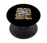 Public Works Public Pride Infrastructure Worker PopSockets Adhesive PopGrip