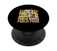 Public Works Public Pride Municipal Worker PopSockets Adhesive PopGrip