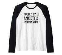 Published Researcher Professor Anxiety Humor Sarcastic Raglan Baseball Tee