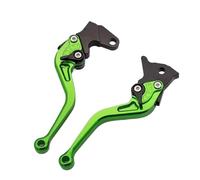 PUBUGPDPAG Clutches Lever Adjustable Motorcycle Brake Clutch Aluminum CNC Front Rear Drum Levers for Aprilia for RS4 125 2011-2017 Motorcycle Clutch Brake Lever(Green 147mm)