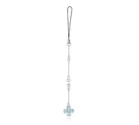 PUCAPOCO Clover Phone Charm Keychain Kimi Ni Todoke Kuronuma Sawako Merch Phone Charm Strap Shamrock Keychain, 7.5INCH, Green, 7.5INCH, Alloy, Glass
