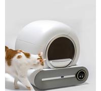 Pucaru Self Cleaning Cat Litter Box, Smart Cat Toilet, Anti-Pinch Automatic Cat Litter Tray, WiFi-2.4G/APP Control, Smart Health Monitor, Easy Clean