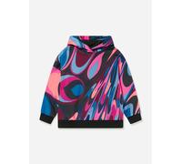 PUCCI Girls Onde Print Hoodie in Multicolour - Multicoloured - 6 Yrs