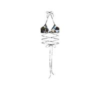 PUCCI Occhi print triangle bikini top - Black XS-S-M-L-XL
