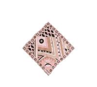 PUCCI Vivara print small silk carrè - Pink One Size