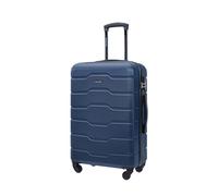 PUCCINI Alicante Hard Shell Suitcase Hand Luggage Trolley Lightweight Travel Suitcase with 4 Wheels M-L-XL, Blue (7a), Mittelgroß, Large / 1