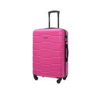 PUCCINI Alicante Hard Shell Suitcase Hand Luggage Trolley Lightweight Travel Suitcase with 4 Wheels M-L-XL, Pink (3a), Mittelgroß, Large / 1