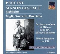 Puccini - Manon Lescaut Highlights