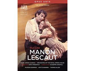 Puccini: Manon Lescaut [Robin Leggate; George Macpherson; Placido Domingo; Royal Opera House; Giuseppi Sinopoli] [Opus Arte: OA1342D] [2022]