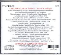 Puccini^Mascagni - Creator Records 1