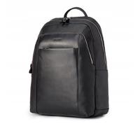 Puccini Royal Collection Men's Leather Backpack for 15.6" Laptop Black - LGD6323-1