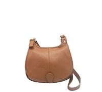 Puccio Pucci Women's TRLBC100091 Leather Bag, Camel, 30x23x7