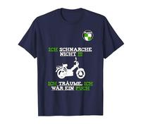 Puch Maxi Design Sayings Motto Moped Fans Scooter Moped Cool T-Shirt, Men, Navy Blue, Medium