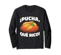 ¡Pucha, Qué Rico! Funny Bolivian Food Saying Long Sleeve T-Shirt
