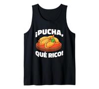 ¡Pucha, Qué Rico! Funny Bolivian Food Saying Tank Top