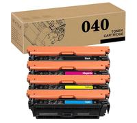PuCio 040 CRG040 High Capacity Toner Cartridge Compatible For Canon LBP712Cdn LBP712Cx LBP710Cx LBP712Ci Printers 4color