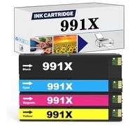 PuCio Compatible for HP 991X Ink Cartridge High Capacity Replacement To Use With 755dn 774dn 774dns 779dn 779dns 772zs 777hc 772dn 772dw 777z Printers 4color