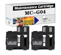 PUCIO Compatible MC-G04 MCG04 Maintenance Cartridge Waste Ink Tank, Work for Canon IP2870S MG2470 MG2570 MG2570S MG3070 MG3070s MX497 TS307 Printers 2 pack