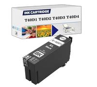 PuCio Compatible T40D1 T40D2 T40D3 T40D4 Ultra Ink Standard Capacity Ink Cartridges, Work for Epson SC-T2100 SC-T3100 SC-T3100M-MFP SC-T3100N SC-T3100x SC-T5100 SC-T5100M Black*1