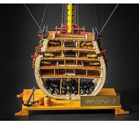 PUCIO Model Building Kits Scale 1/200 Hms Victory Ship Model Kits + Brass Upgrade Accessories Kits Include English Manuals