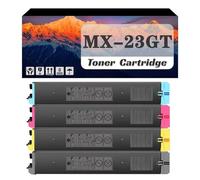 PUCIO MX-23GT-YA MX-23GT-MA MX-23GT-BA MX-23GT-CA MX-23GT MX23GT High Capacity Toner Cartridge Compatible For Sharp MX-1810U MX-2010U MX-2310F MX-2310U MX-2311FN Printers 4color
